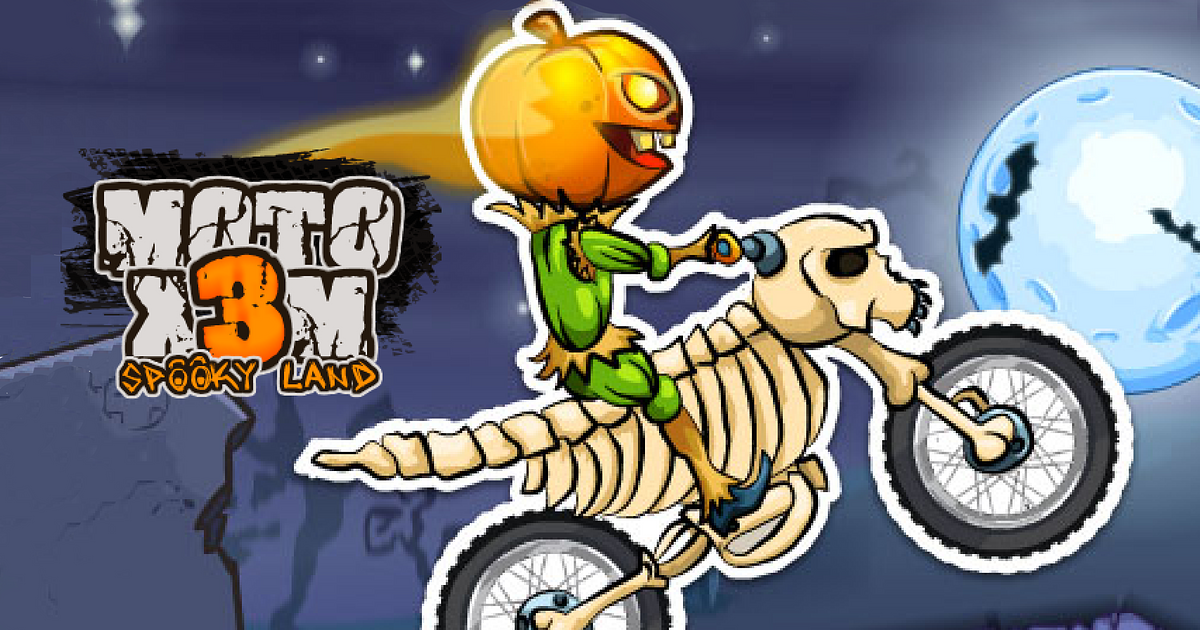 Moto X3M 6 Spooky Land Level 6 