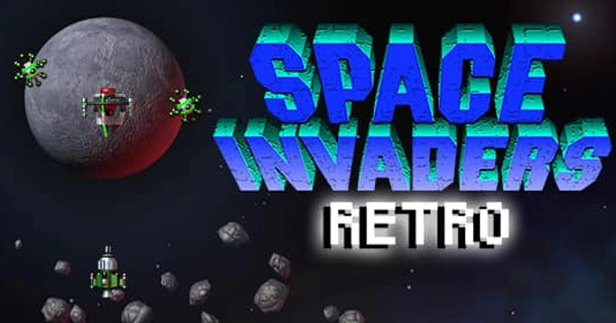 Space invaders deals retro game