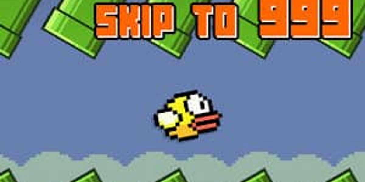 FLAPPY BIRD SKIP TO 999 free online game on