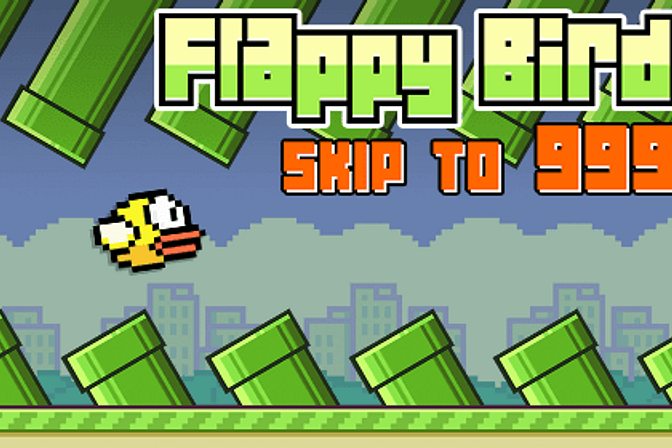 FLAPPY BIRD SKIP TO 999 free online game on