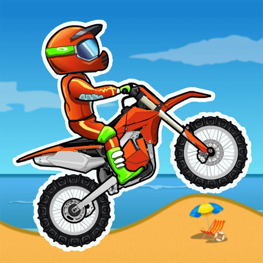 Crazy 2 Player Moto Racing 