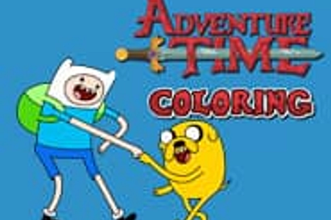 Adventure Time Coloring - Free Play & No Download | FunnyGames