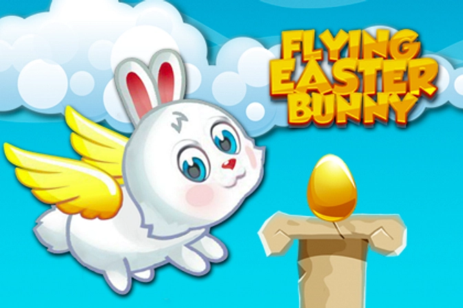 Flying Easter Bunny 2
