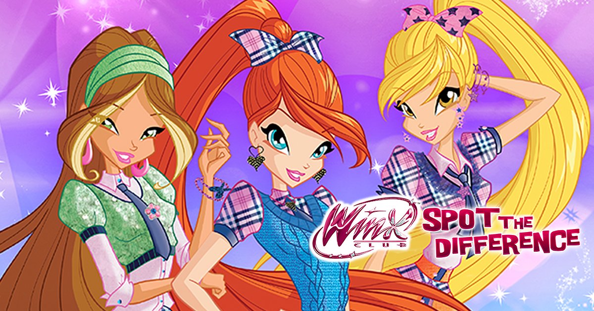 Winx Club: Spot the Differences - Free Play & No Download | FunnyGames