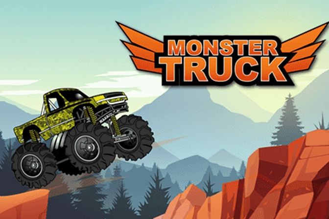 Online monster truck game,free games for kids,off road driving game