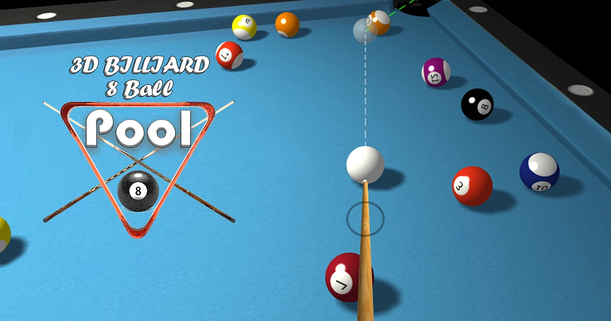 3D 8-Ball Billiard Pool Flick by Jake House