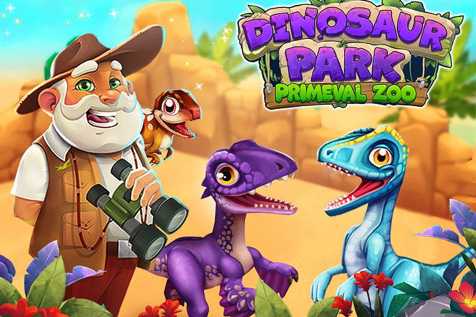 Dinosaur Park: Primeval Zoo, jogo mobile para fãs de dinossauros