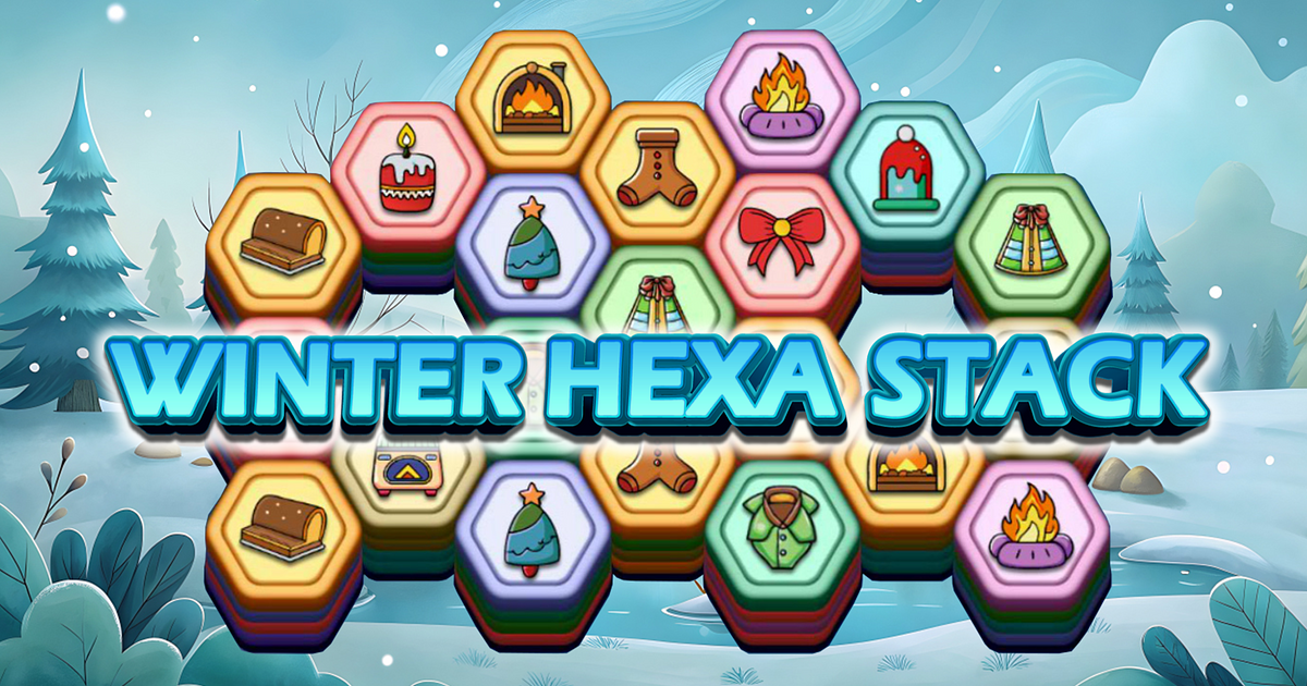 Winter Hexa Stack - Free Play & No Download | FunnyGames