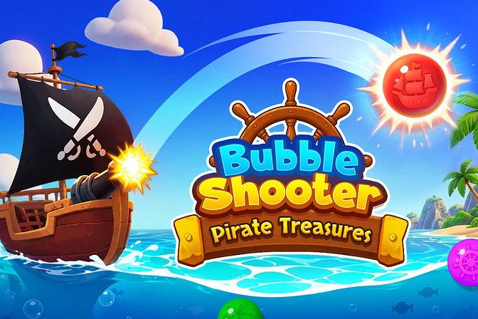 Bubble Shooter Pirate Treasures