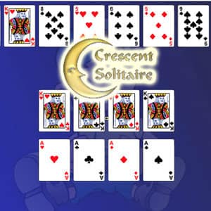 crescent solitaire card game