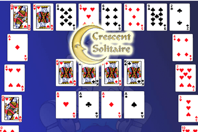 Crescent Solitaire Online - 100% Free! No Download! No Ads!