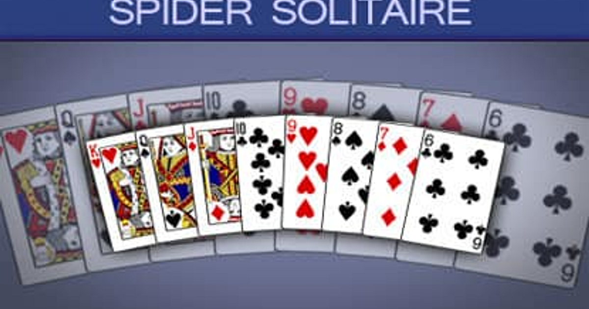 Spider Solitaire  Play Online Cards at Coolmath Games