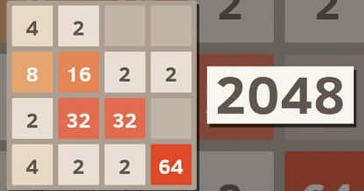 2048 — jogar grátis sem registo
