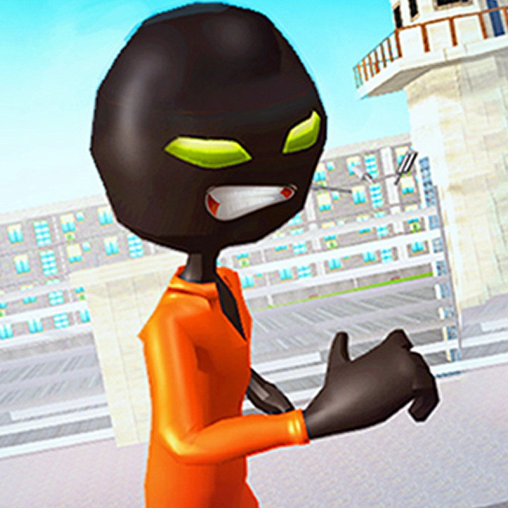 Stickman Prison Escape Story 3D - Free Play & No Download