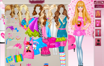 enjoy barbie dress up games