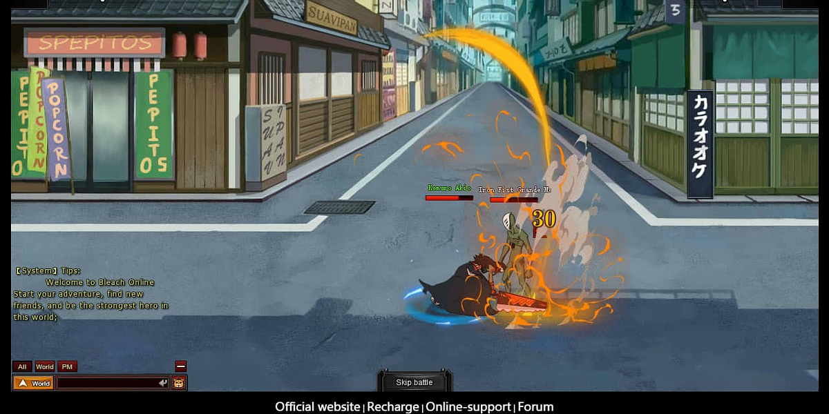 World of Bleach - Fighting browser games