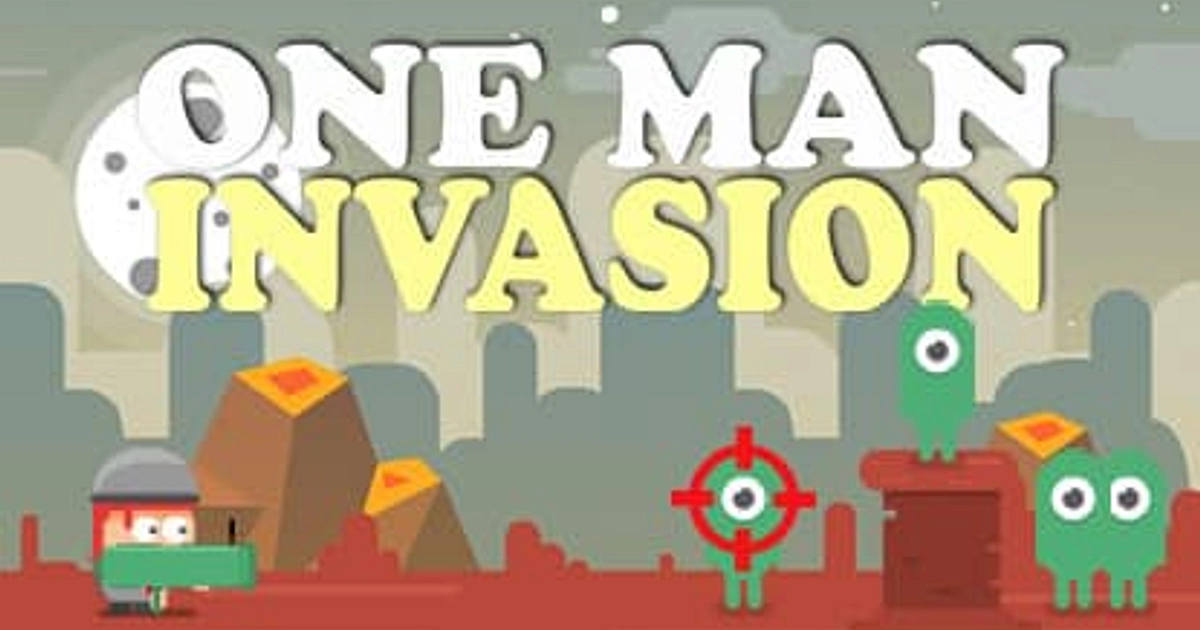 One Man Invasion - Free Play & No Download | FunnyGames