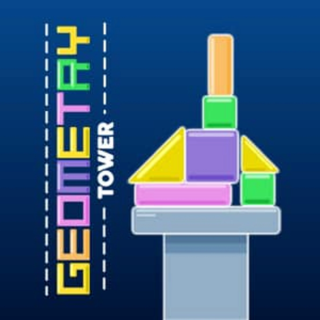 Play Geometry Tower: Stack to the top