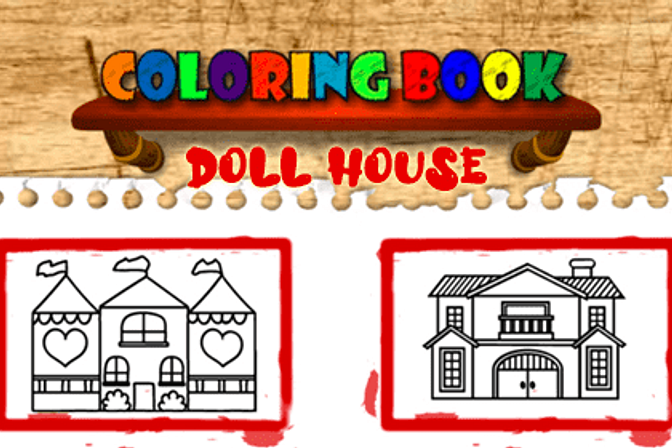 How to Draw a Doll House, Doll House Coloring Pages