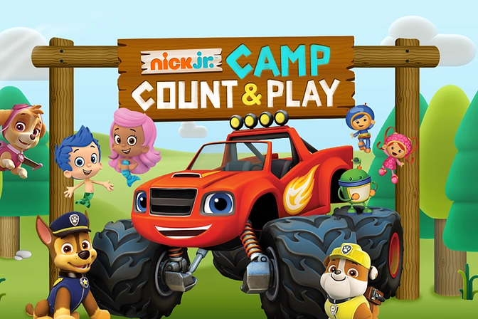 Nick Jr Camp Count and Play - Jogo Grátis Online