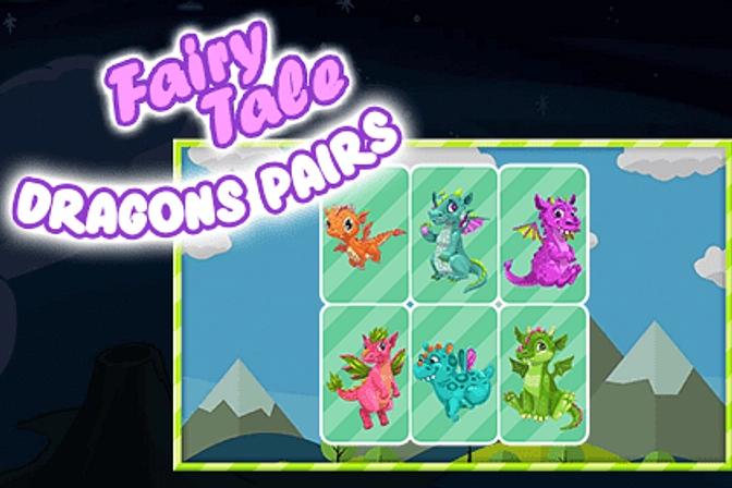 Fairy Tale Dragons Pairs