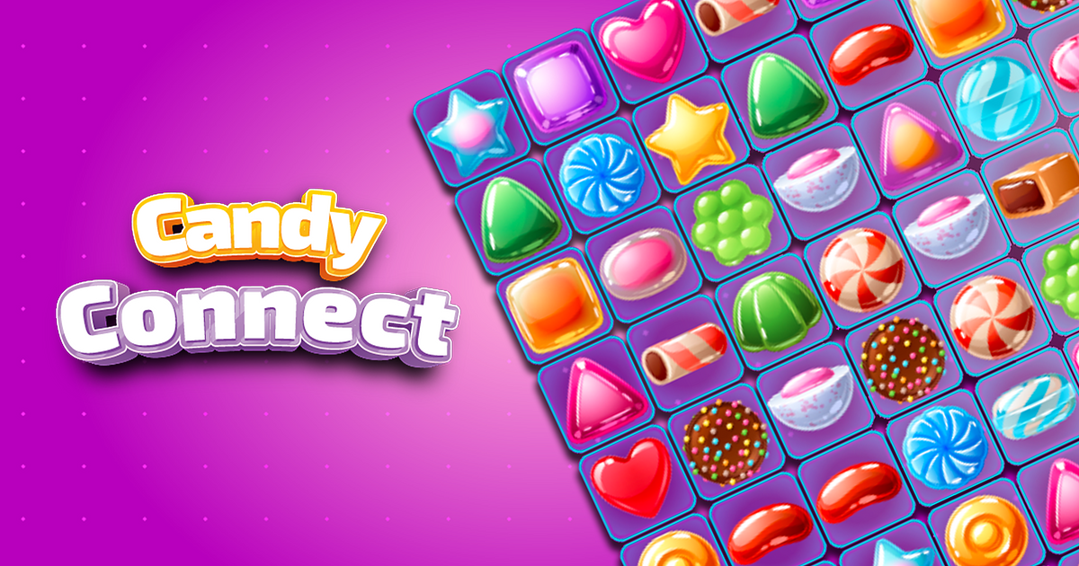 Candy Connect Game: Free Online Fullscreen Candies Mahjong Connect Video  Game With No App Download Required