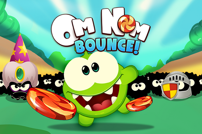 OM NOM BUBBLES jogo online no