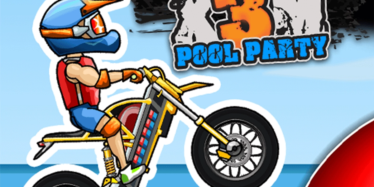 Moto x3m pool party online games 