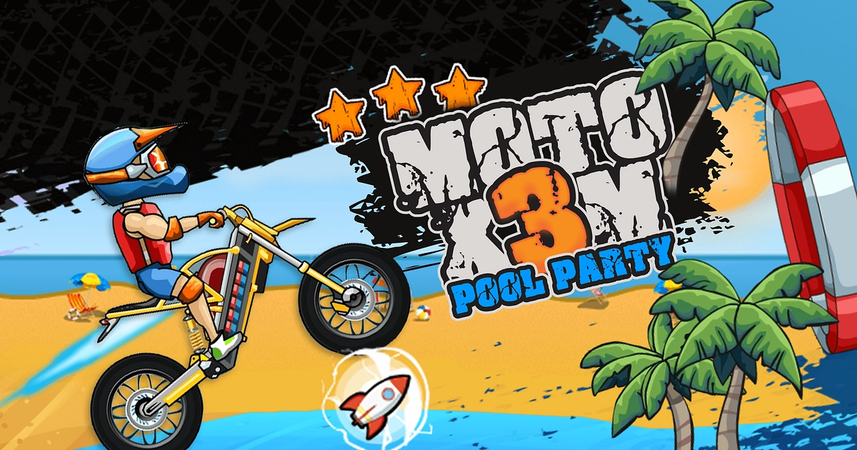 Moto X3M Pool Party - Free Play & No Download