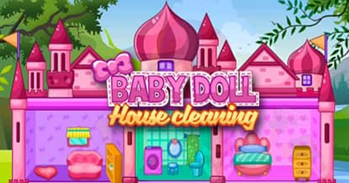 Baby Doll House Cleaning 🕹️ Play Now on GamePix