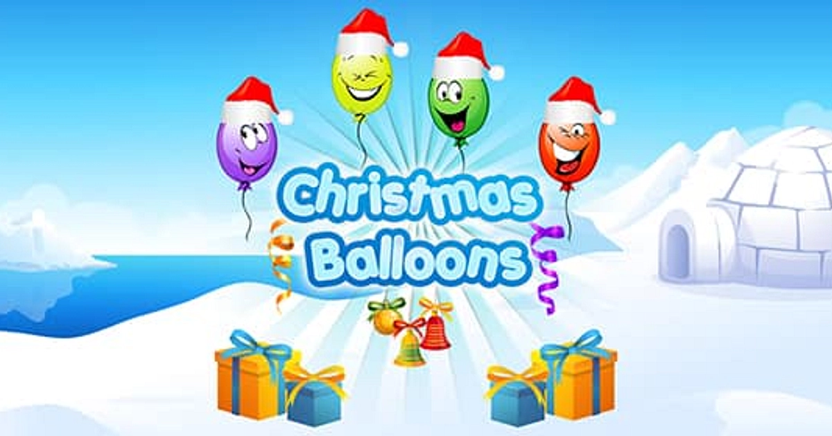 Christmas Balloons - Free Play & No Download | FunnyGames