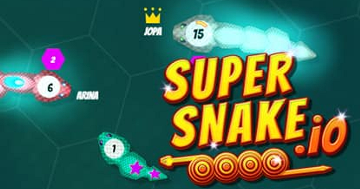 Jogo SuperSnake.io no Jogos 360