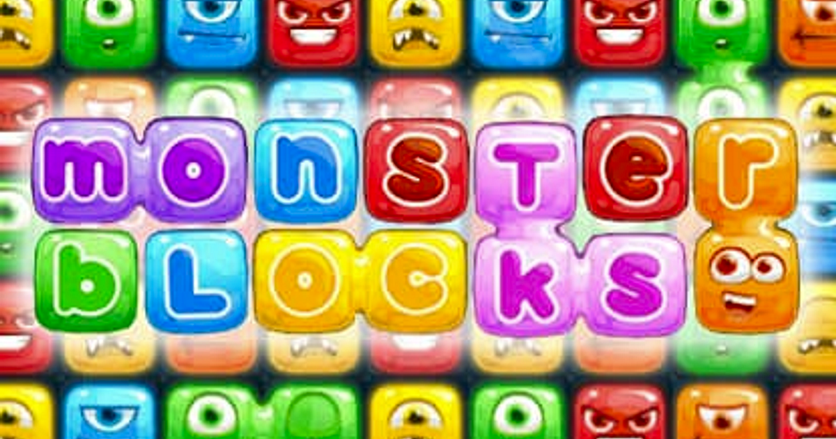 Crazy Monster Blocks 🕹️ Play Now on GamePix