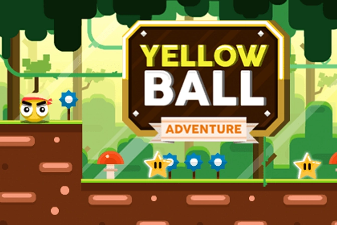 Yellow Ball Adventure - Online Game - Play for Free