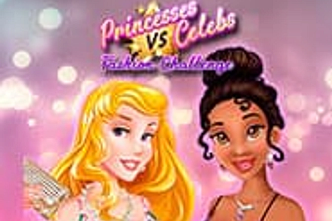 Princesses vs Celebs Fashion Challenge