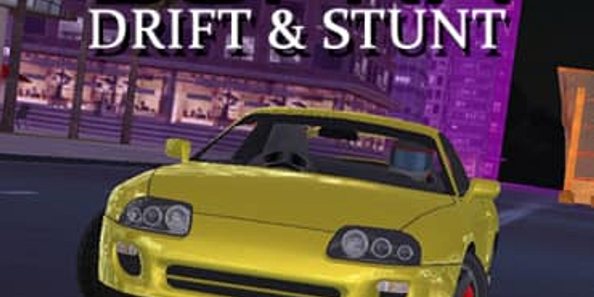 Play Supra Drift & Stunt Game,Cool New Free Roam Driving Game