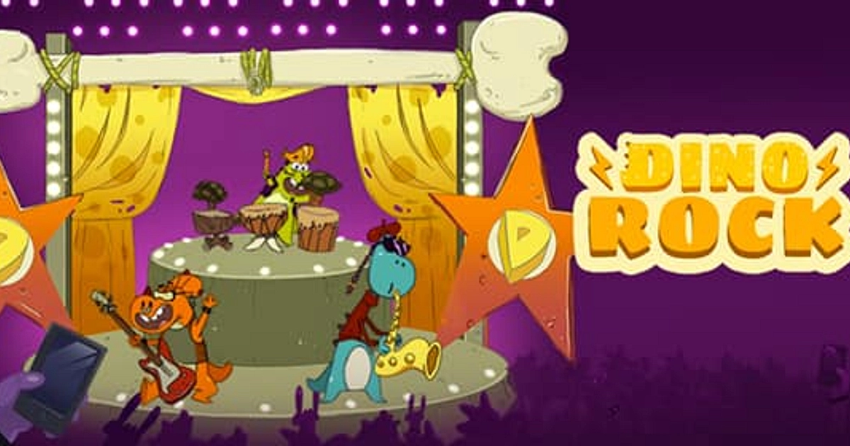 Dino Rock - Jogo Grátis Online