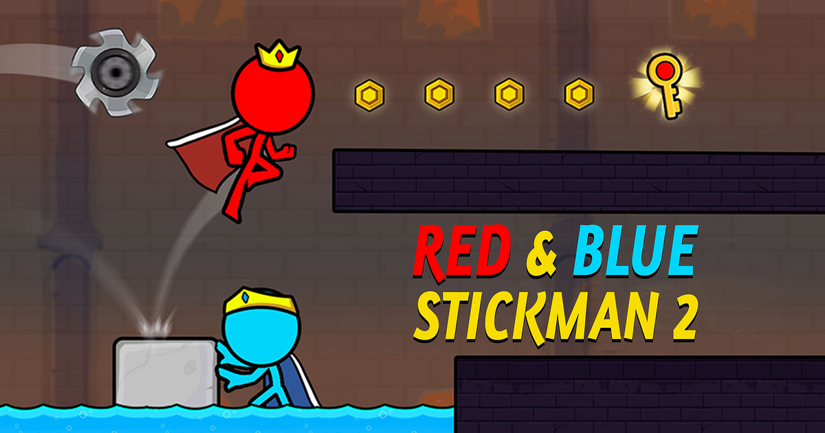 Red VS Blue - Epic Stickmen fighting 