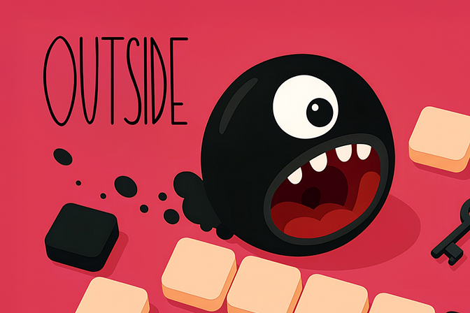 Outside