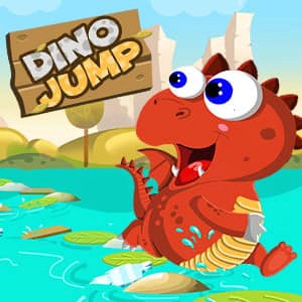 Jumping dino gameplay 