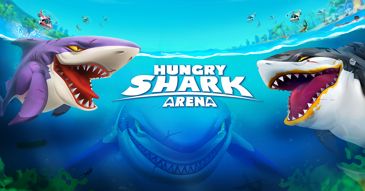 hungry shark cartoon
