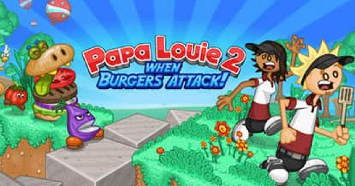Papa Louie 2: When Burgers Attack - play free at GoGy