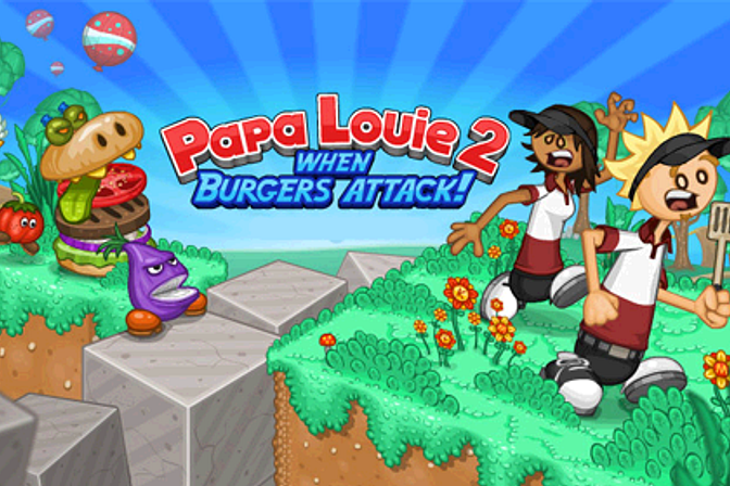 Papa Louie 2 When Burgers Attack! Gameplay Test 