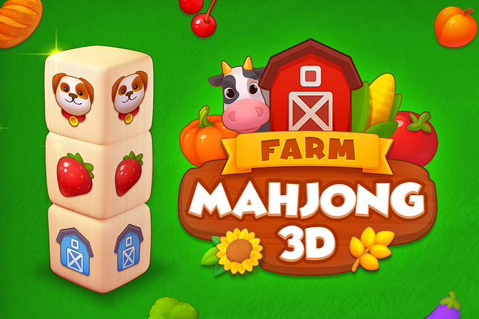 Farm Mahjong 3D - Free Play & No Download | FunnyGames