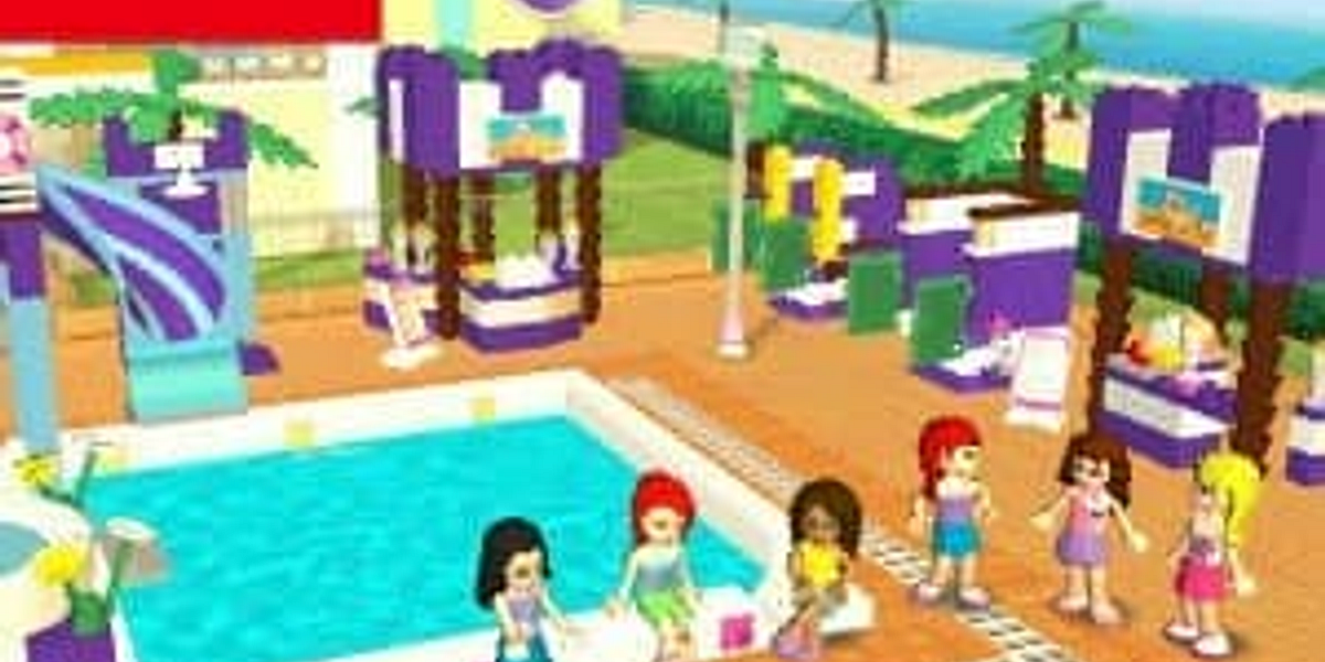 Lego Friends: Pool Party - Jogo Grátis Online